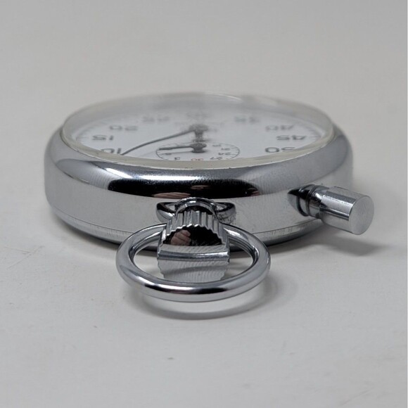 Vintage Tag Heuer Trackmate Stopwatch 1/5 Ref 592 With Box Receipt 1980s Tested - Picture 9 of 12